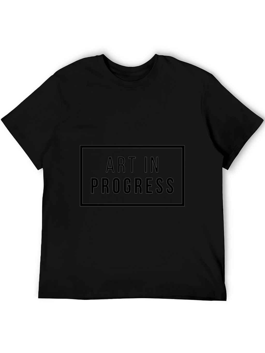 Art In Progress Black Graphic T-Shirt