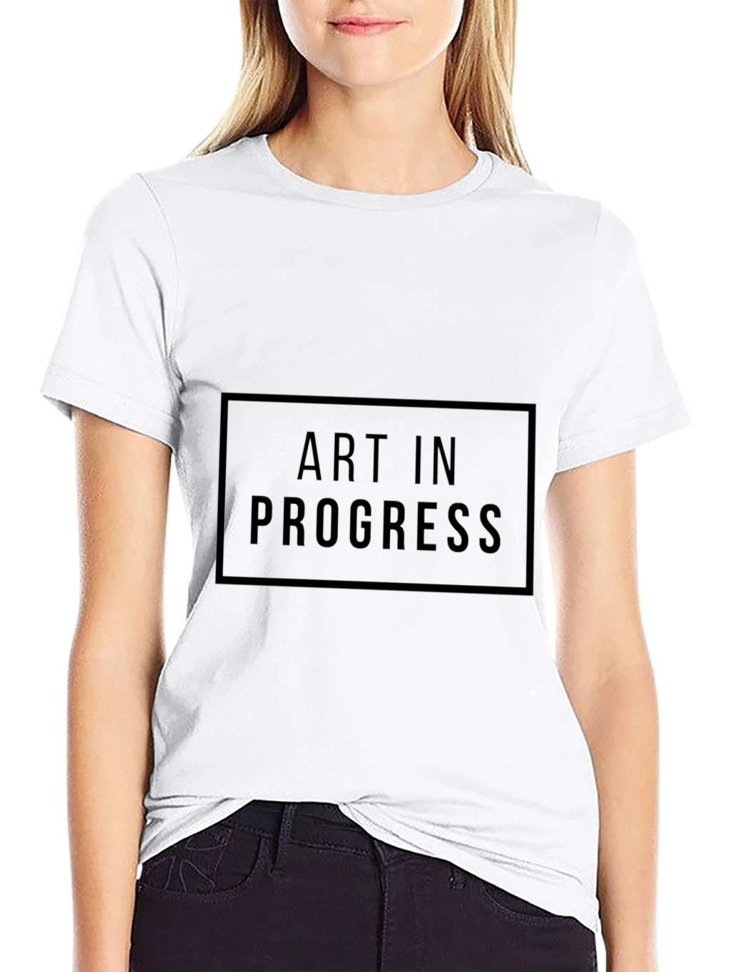 Art In Progress Black Graphic T-Shirt