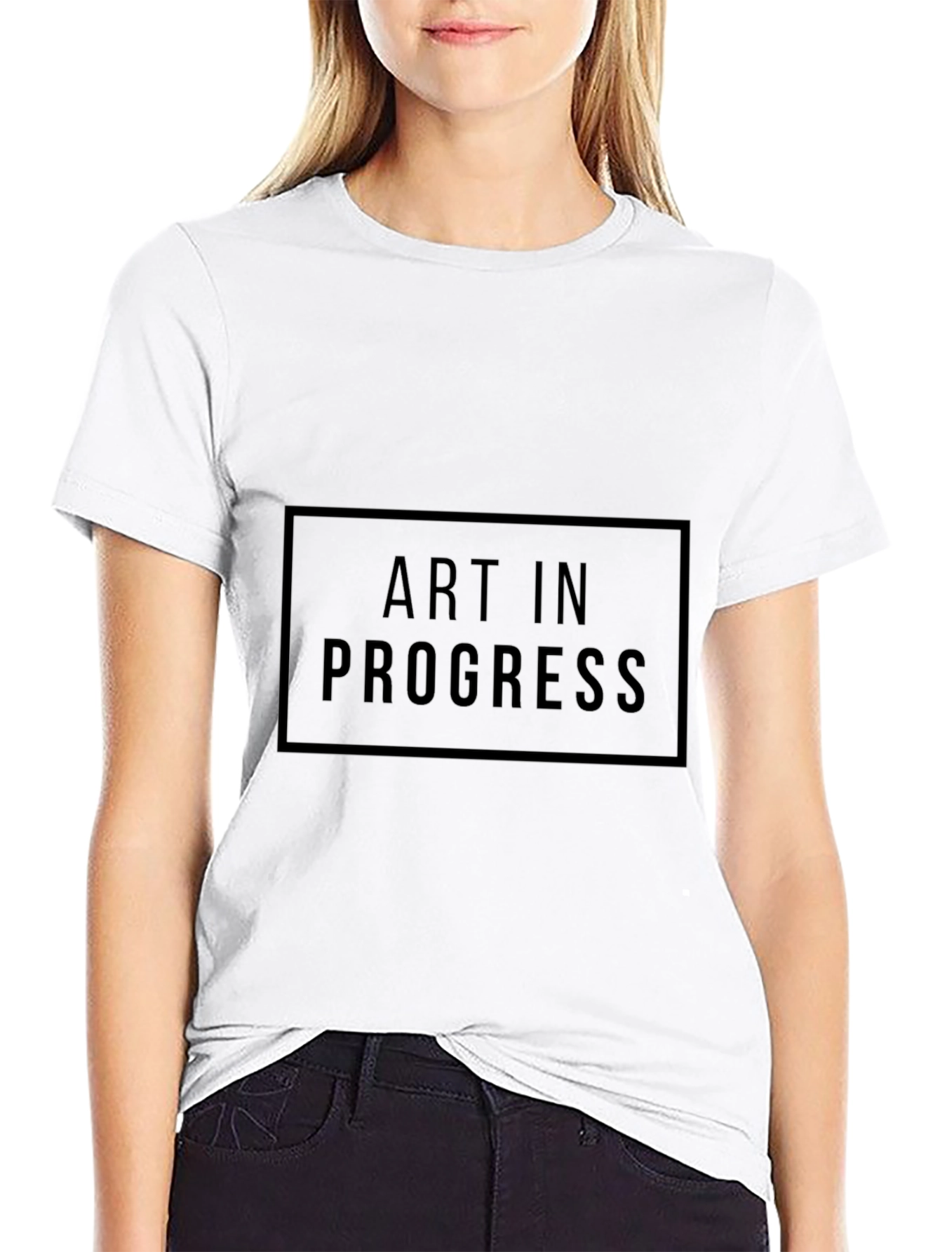 Art In Progress Black Graphic T-Shirt
