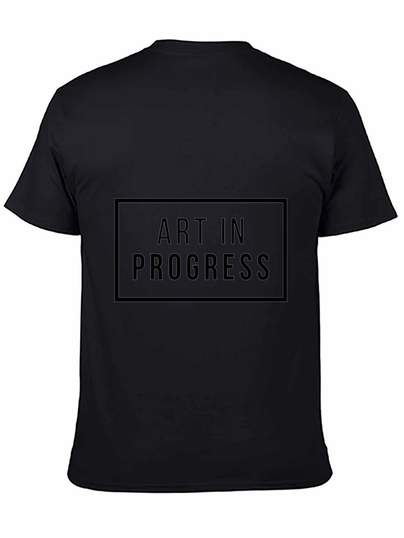 Art In Progress Black Graphic T-Shirt