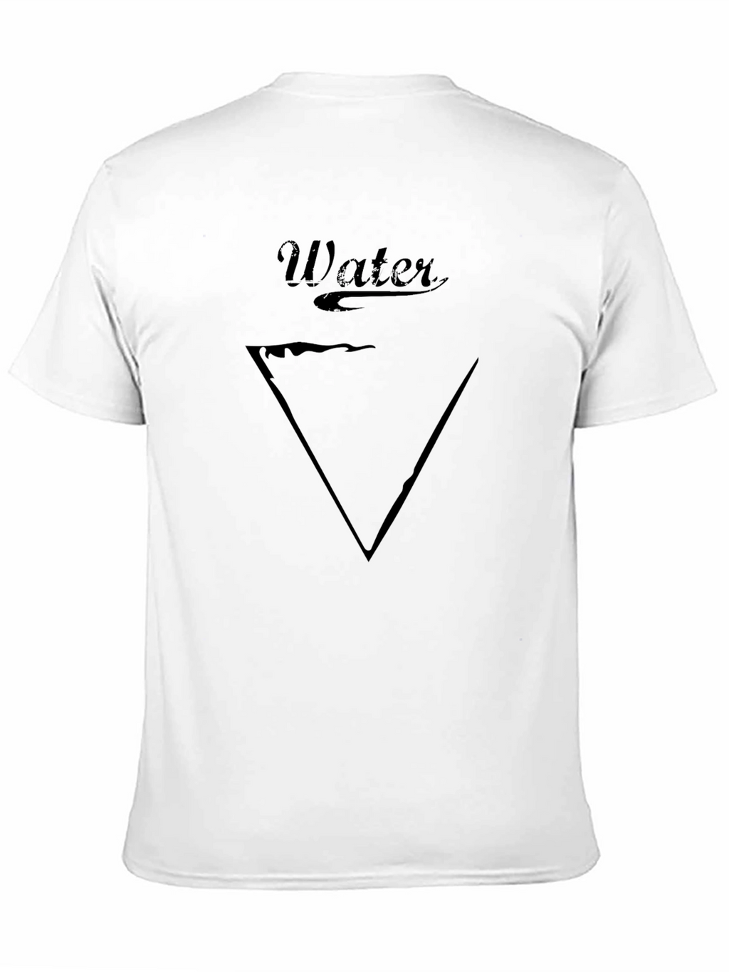 Water Element Black T-Shirt - Stylish Graphic Tee