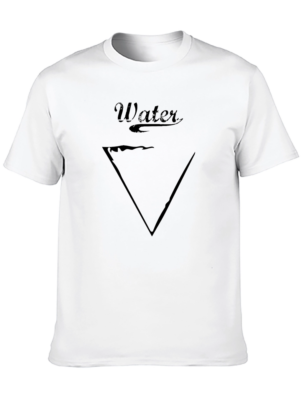 Water Element Black T-Shirt - Stylish Graphic Tee