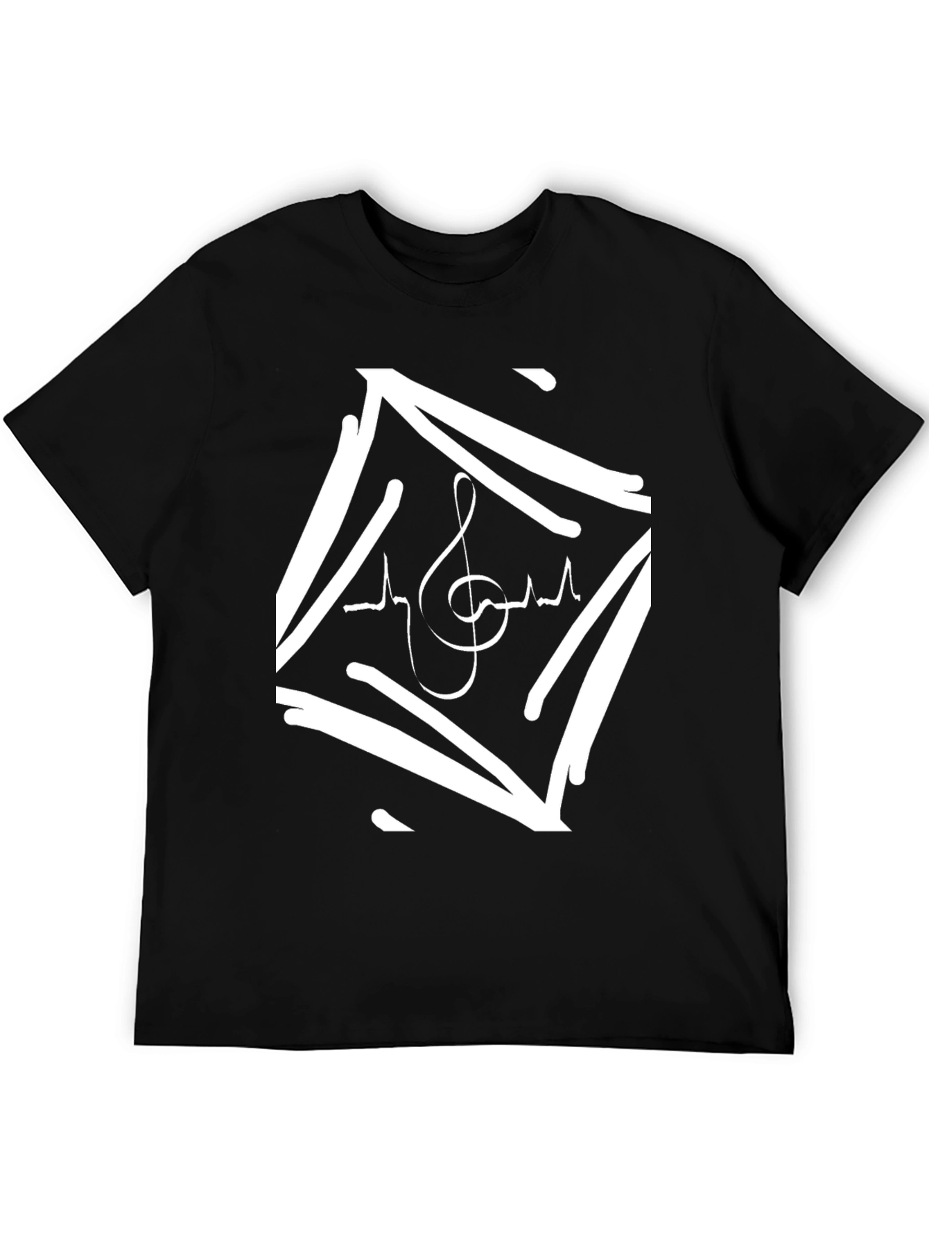 Music Vibe Black T-Shirt