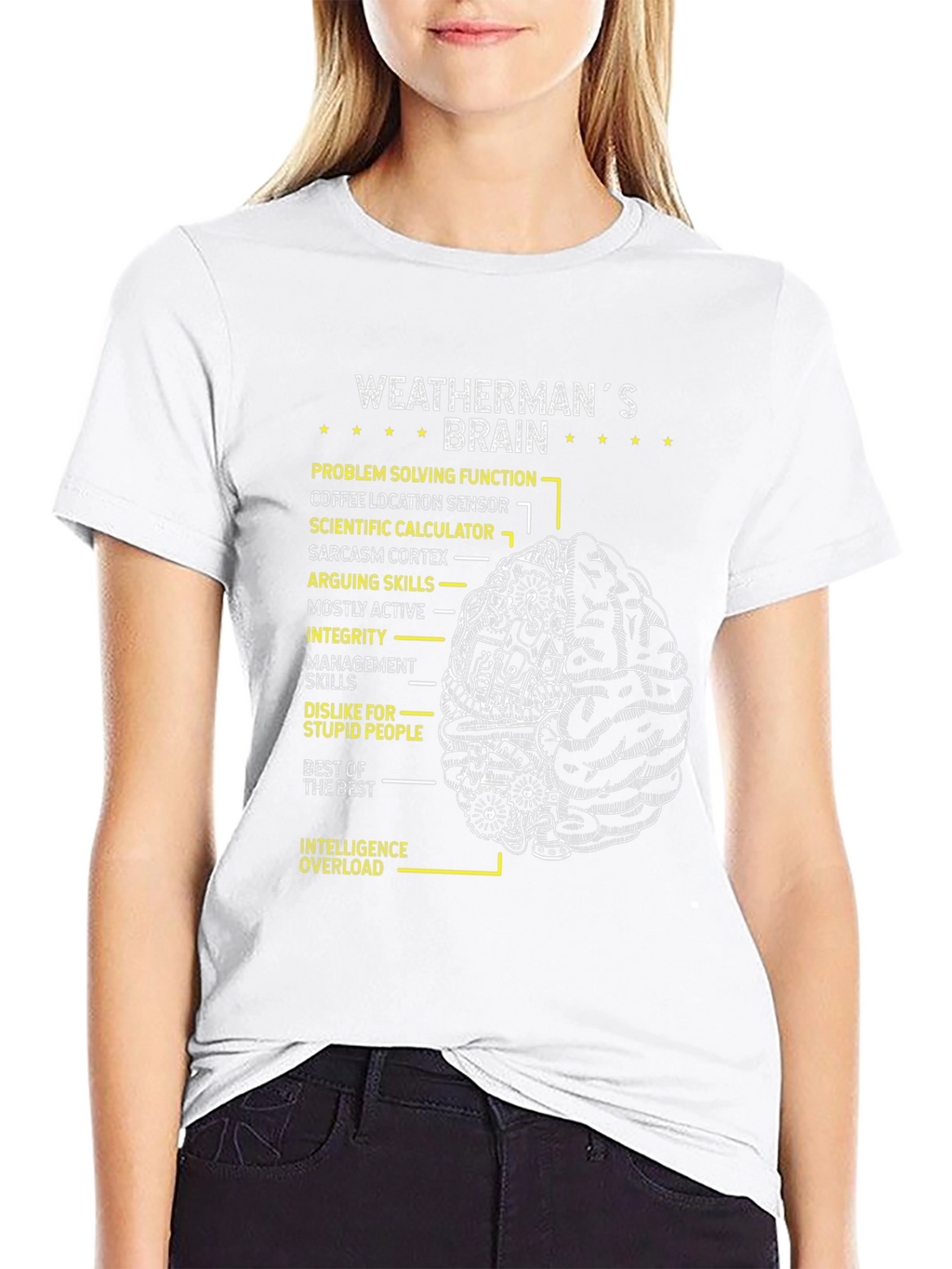 Weathermans Brain T-Shirt - Problem Solving Tee