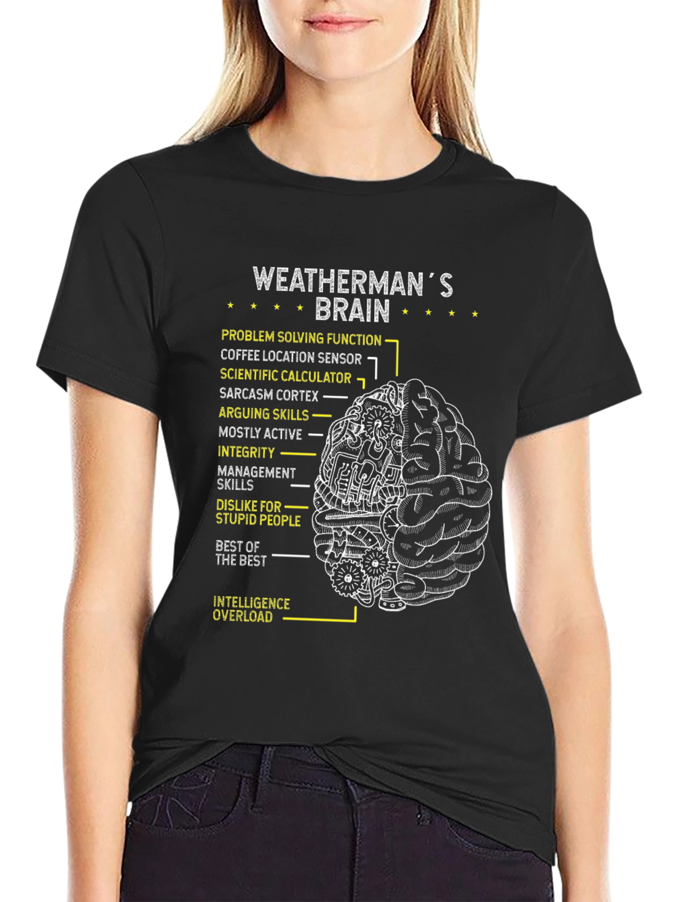 Weathermans Brain T-Shirt - Problem Solving Tee
