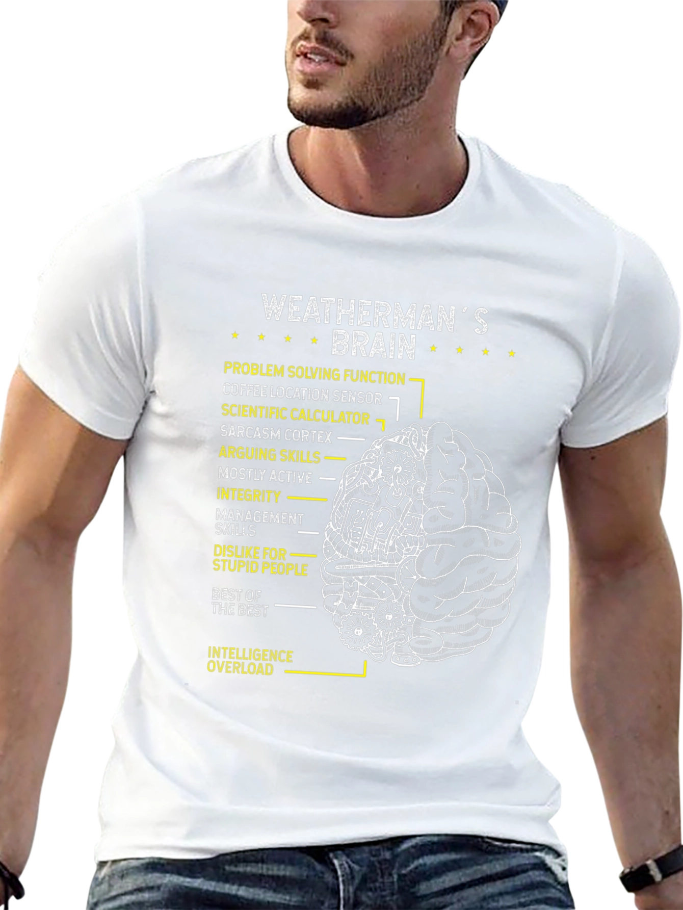 Weathermans Brain T-Shirt - Problem Solving Tee