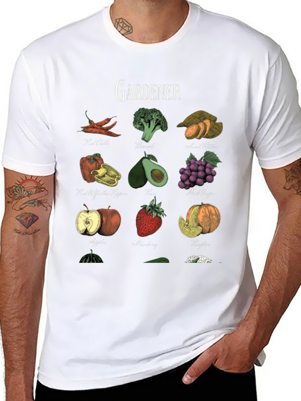 Gardeners Bounty Black Graphic Tee
