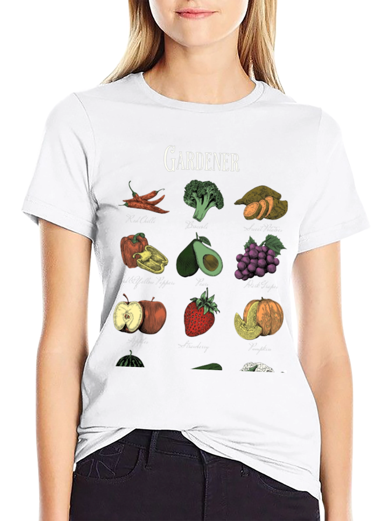 Gardeners Bounty Black Graphic Tee