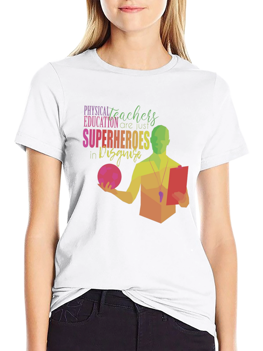 PE Teachers are Superheroes T-Shirt