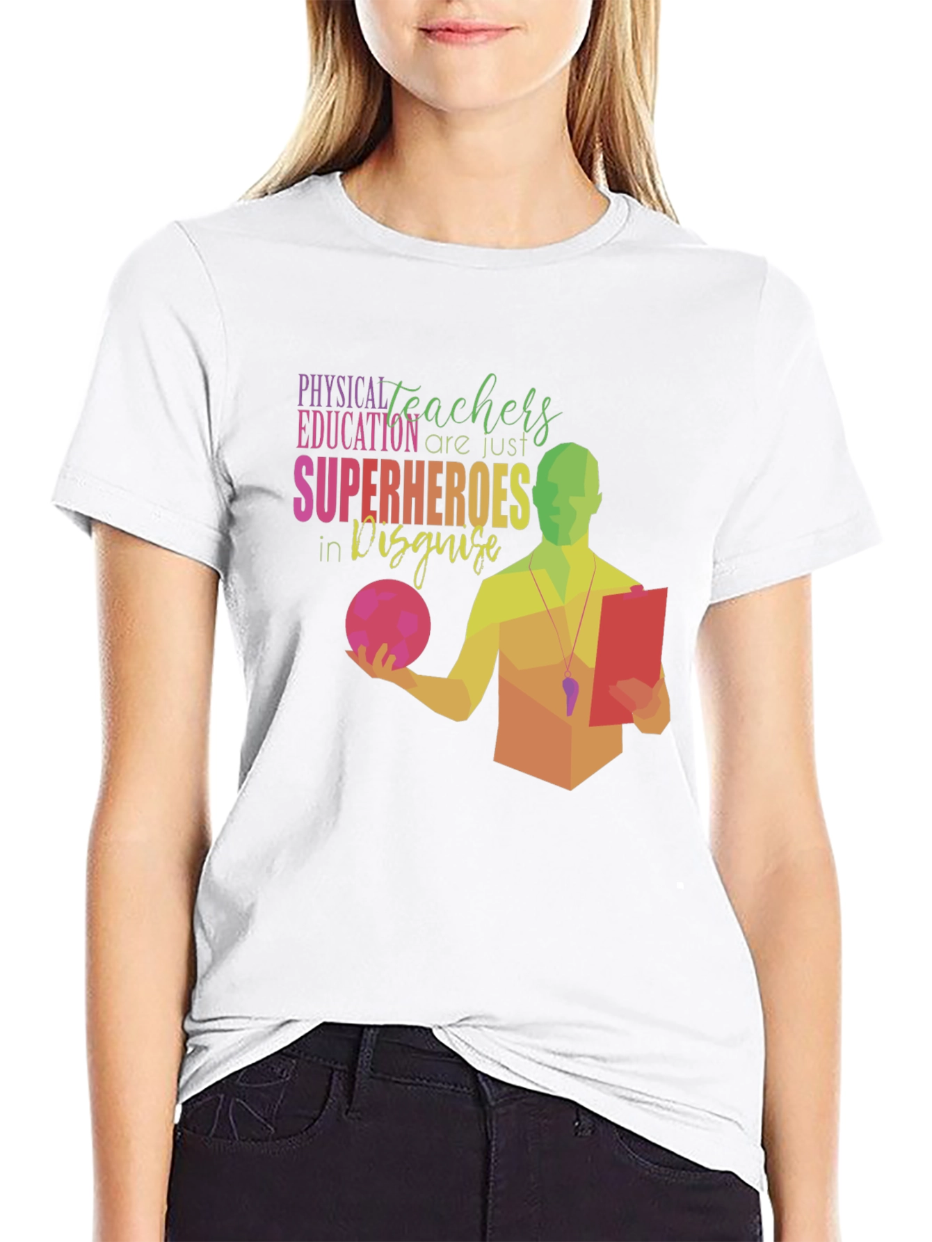 PE Teachers are Superheroes T-Shirt