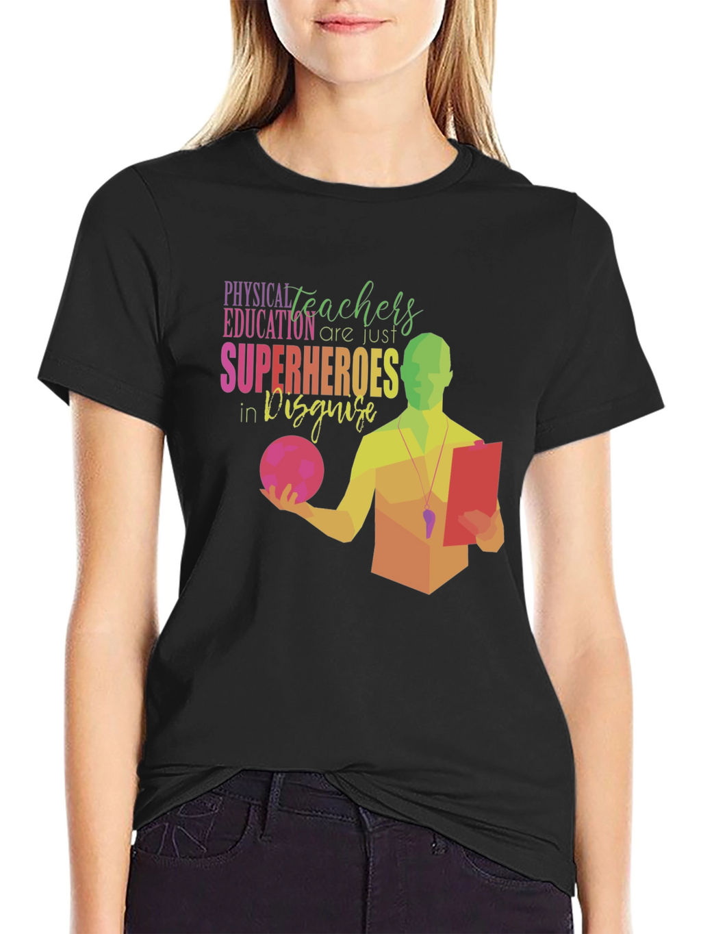 PE Teachers are Superheroes T-Shirt