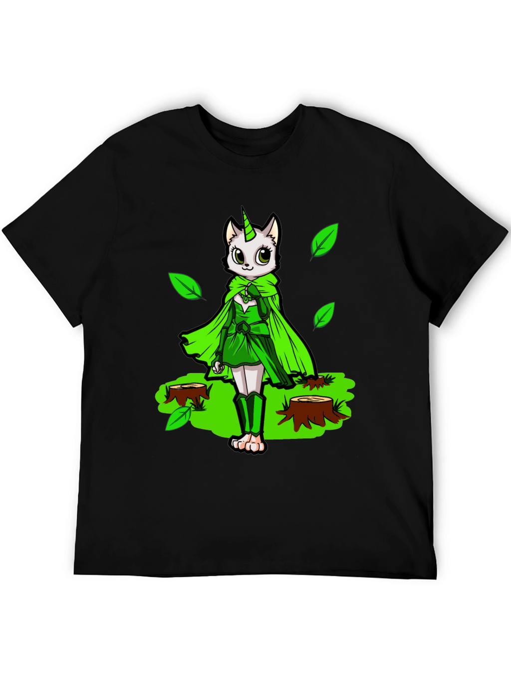 Unicat Forest Guardian Black T-Shirt