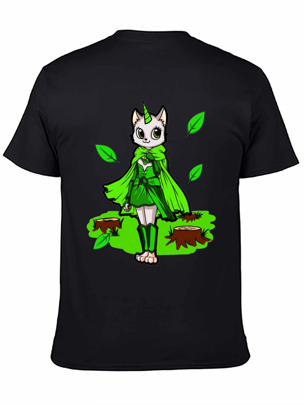 Unicat Forest Guardian Black T-Shirt