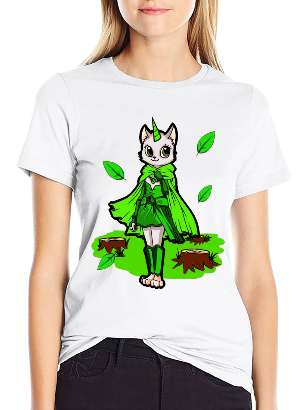 Unicat Forest Guardian Black T-Shirt