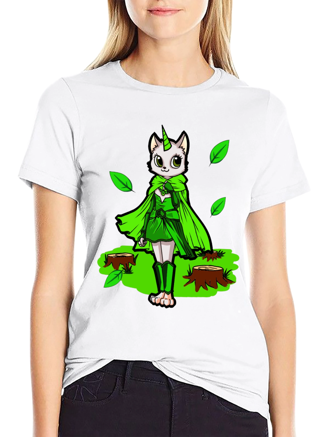 Unicat Forest Guardian Black T-Shirt