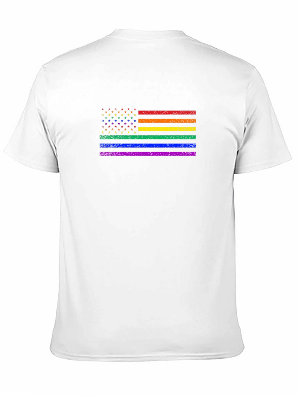 Pride Flag USA T-Shirt: Celebrate Diversity!