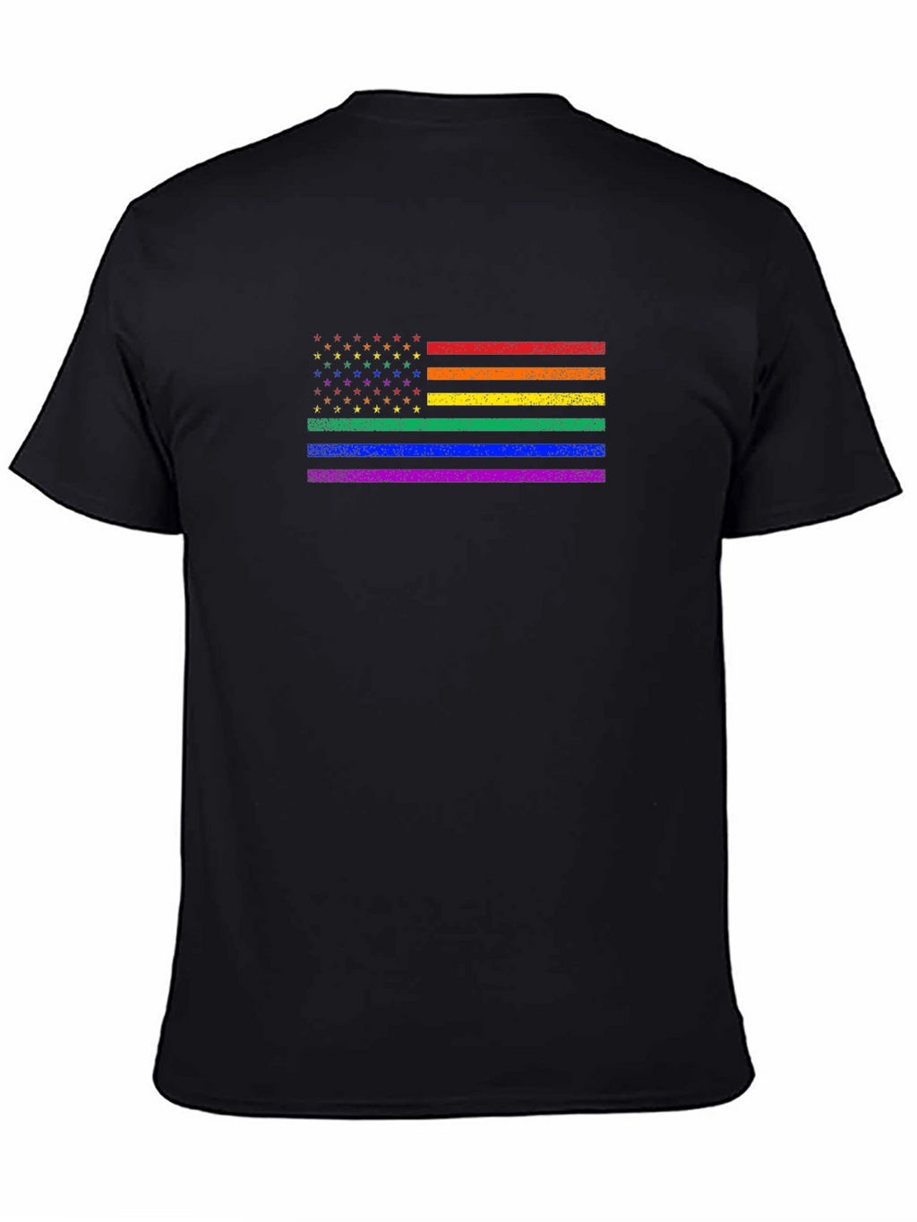 Pride Flag USA T-Shirt: Celebrate Diversity!