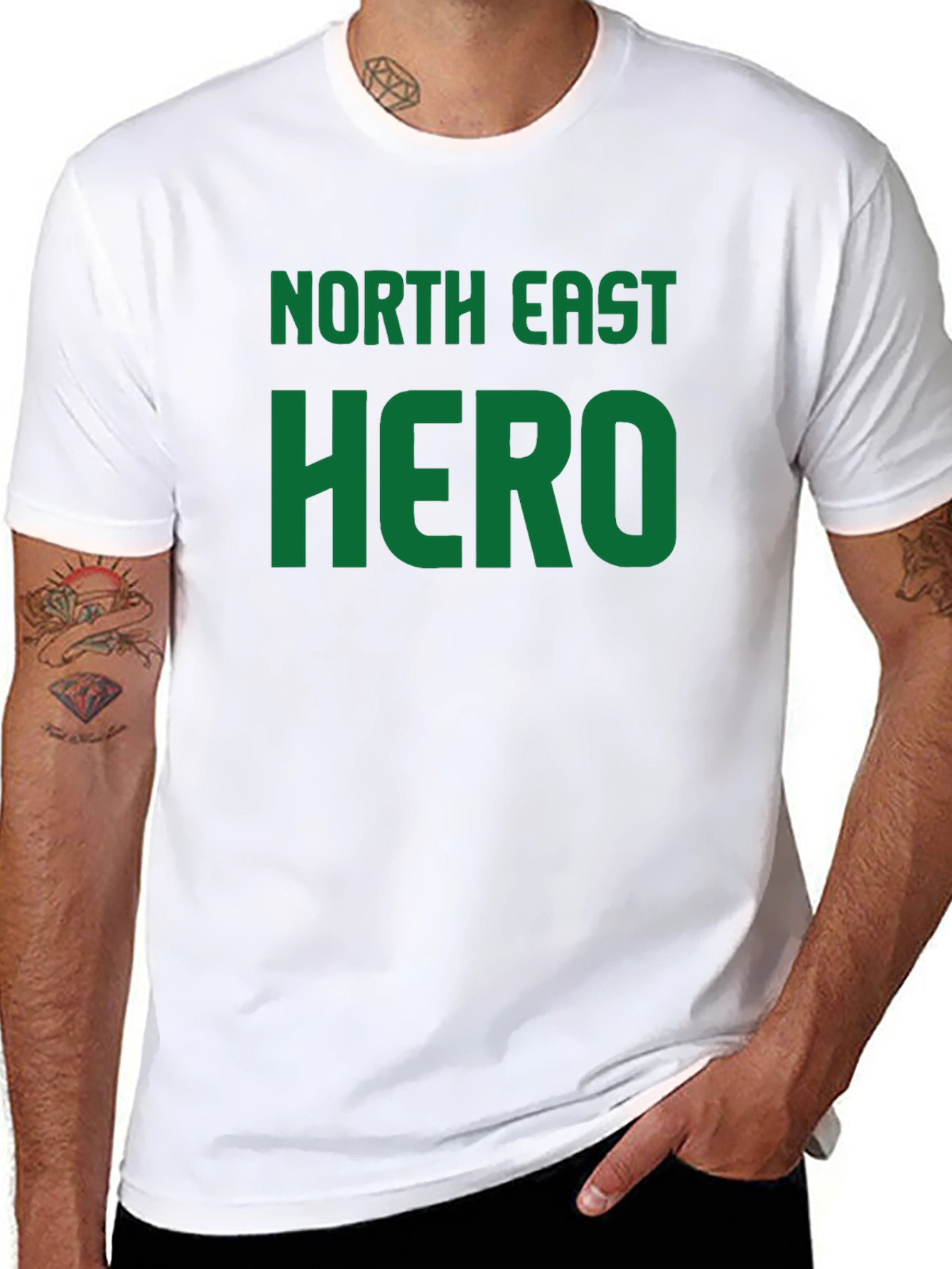 North East Hero Black Graphic Tee