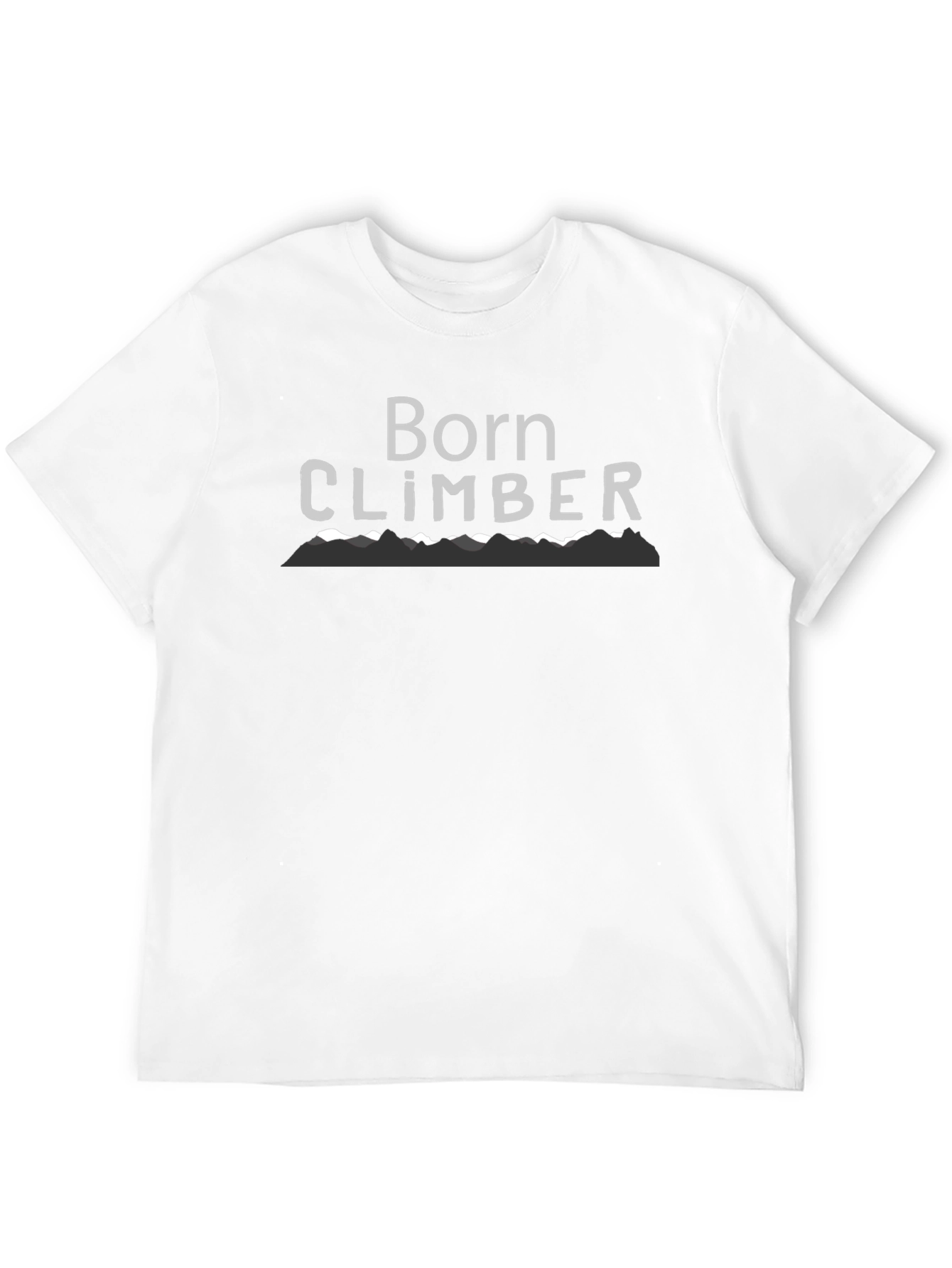 Born Climber Graphic T-Shirt - Mountain Lover Tee