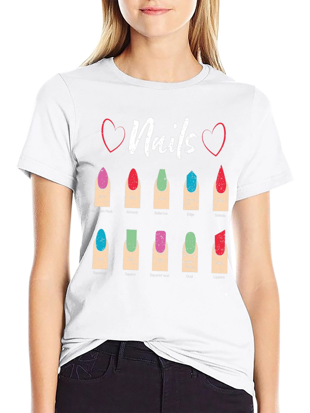 Nail Shape T-Shirt: Manicure Styles Tee