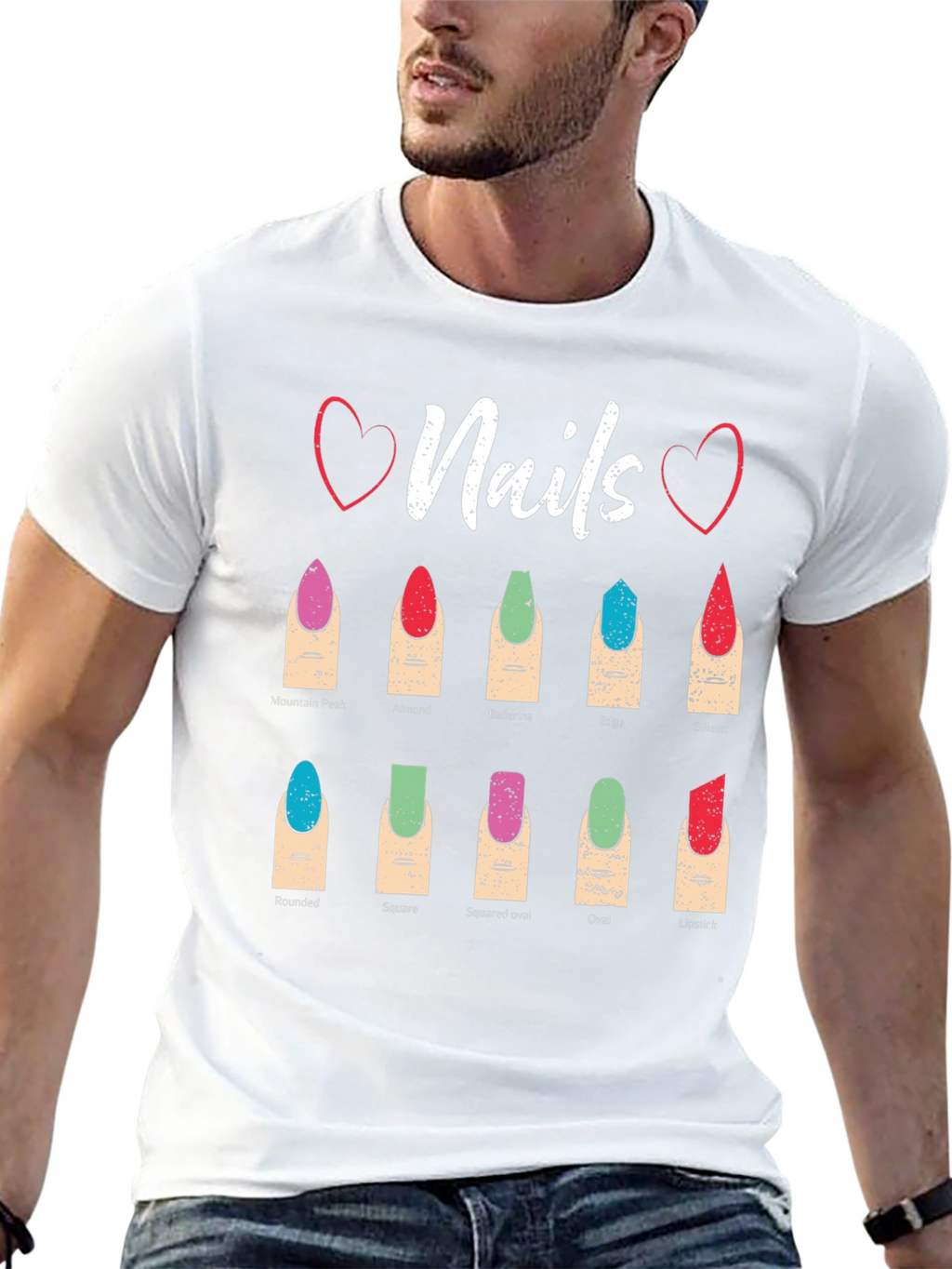Nail Shape T-Shirt: Manicure Styles Tee