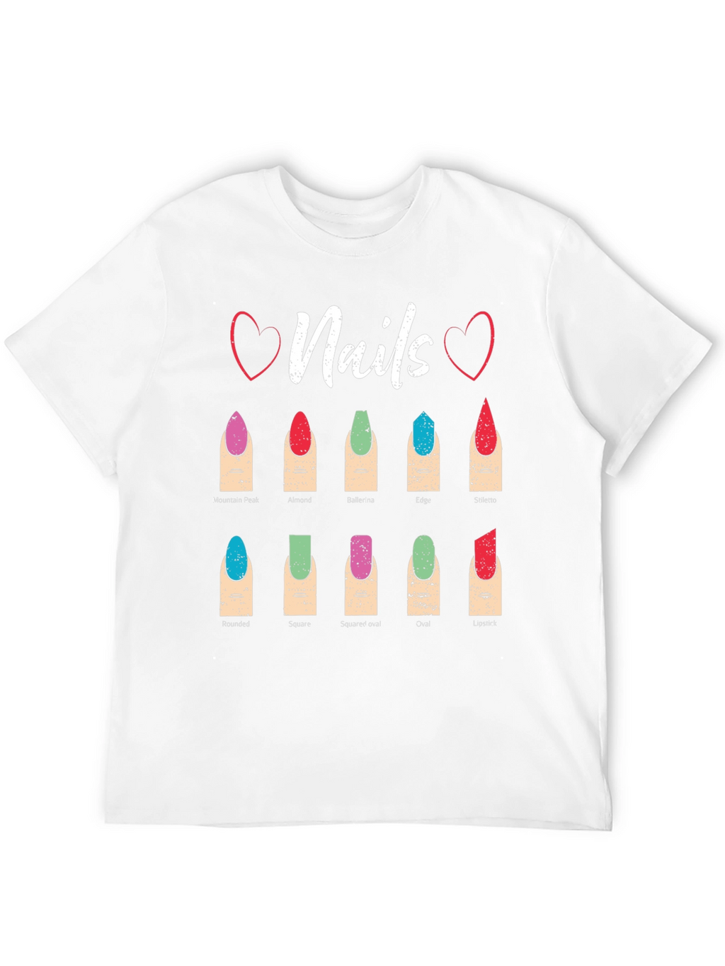 Nail Shape T-Shirt: Manicure Styles Tee