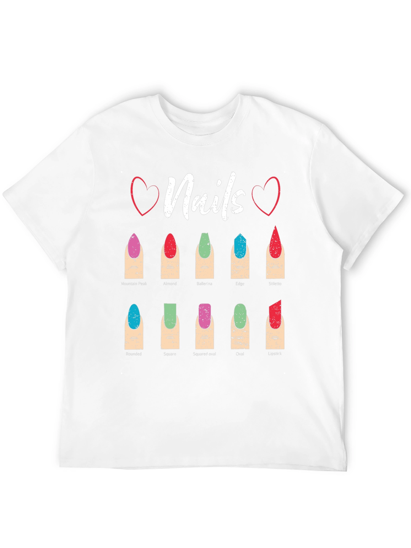 Nail Shape T-Shirt: Manicure Styles Tee