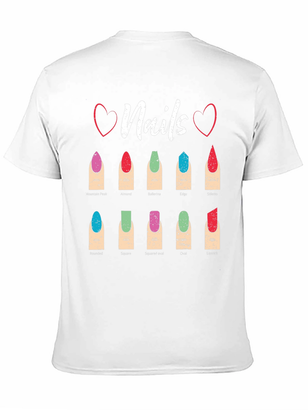 Nail Shape T-Shirt: Manicure Styles Tee