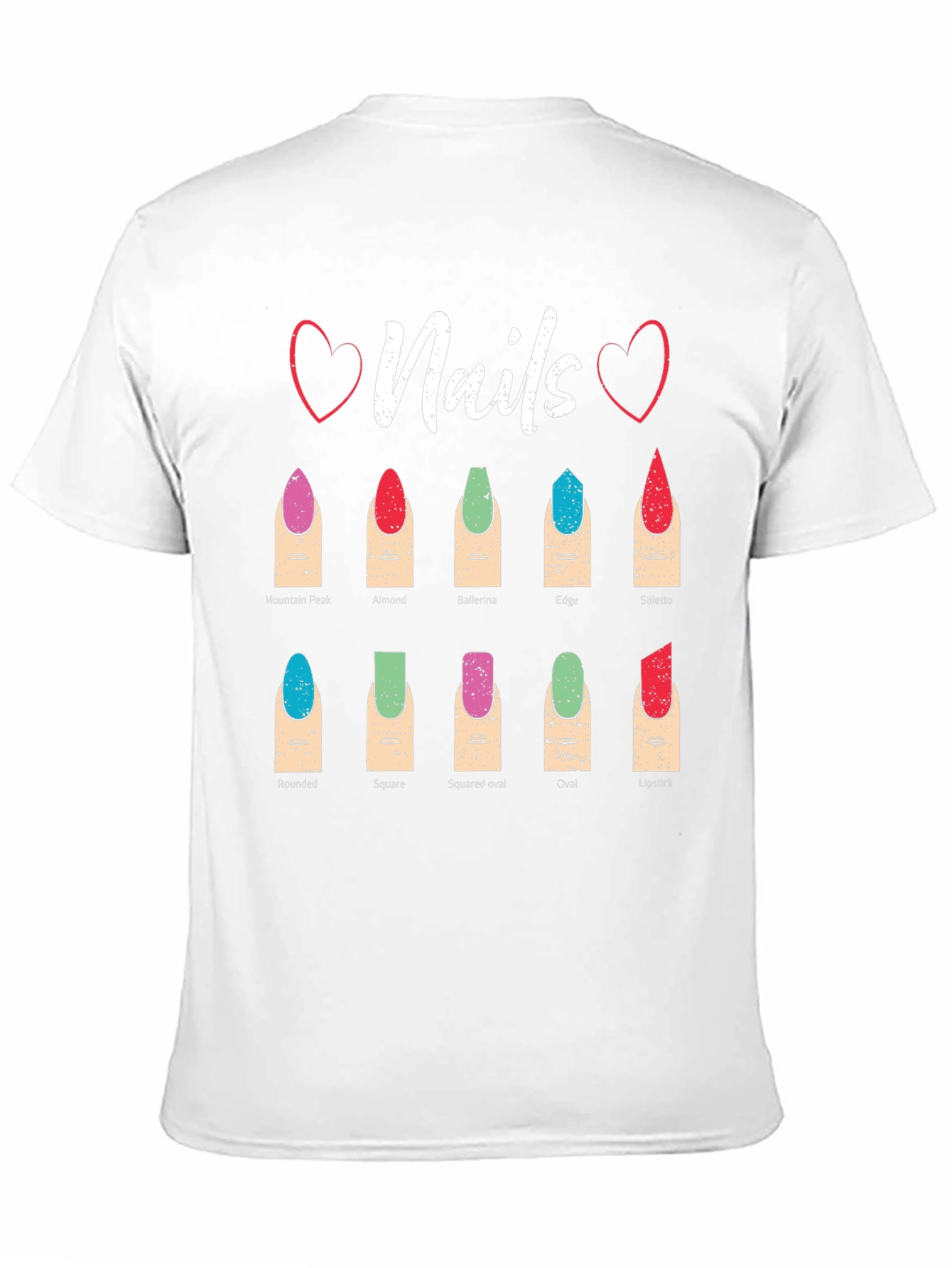 Nail Shape T-Shirt: Manicure Styles Tee
