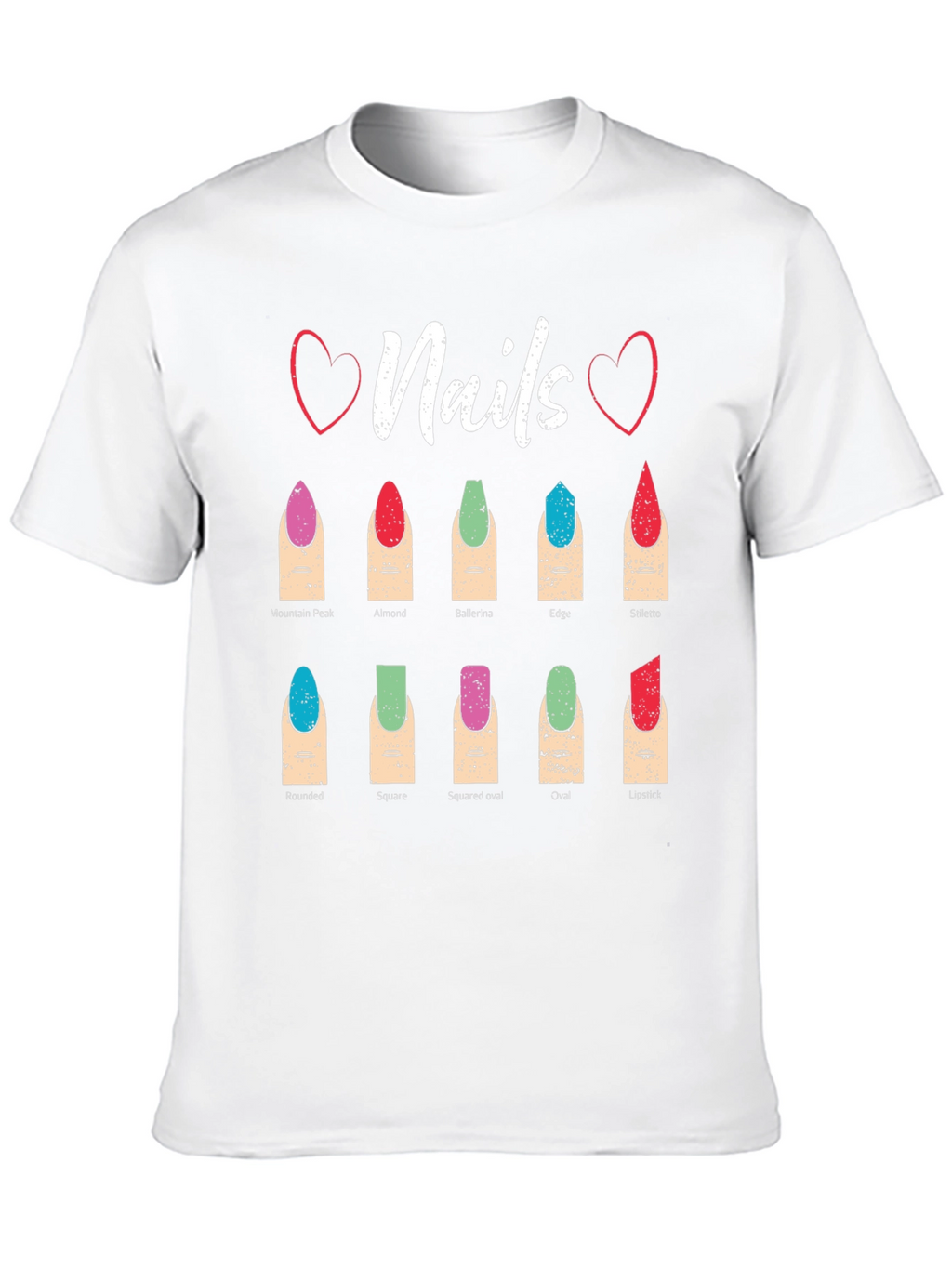 Nail Shape T-Shirt: Manicure Styles Tee
