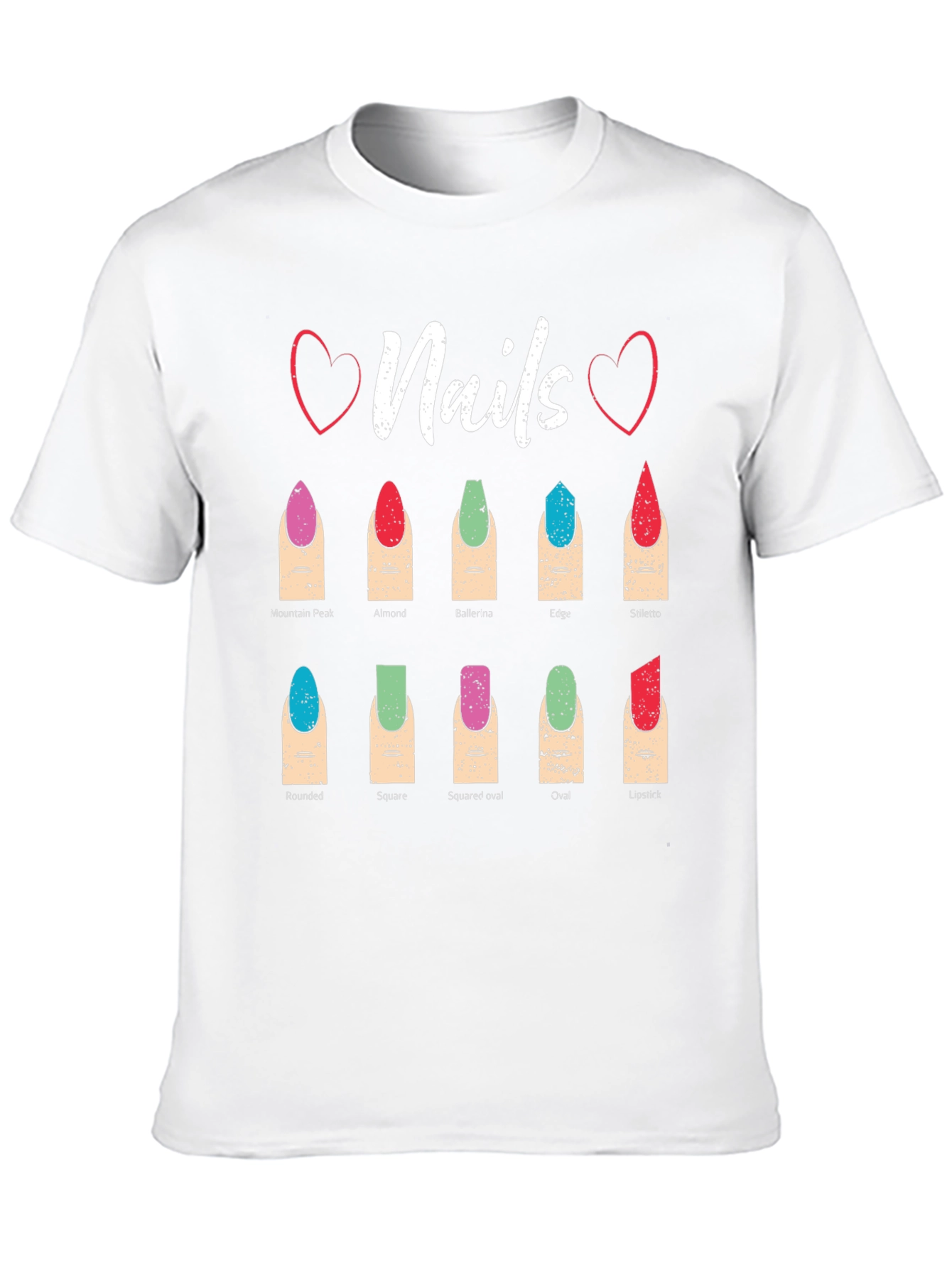 Nail Shape T-Shirt: Manicure Styles Tee