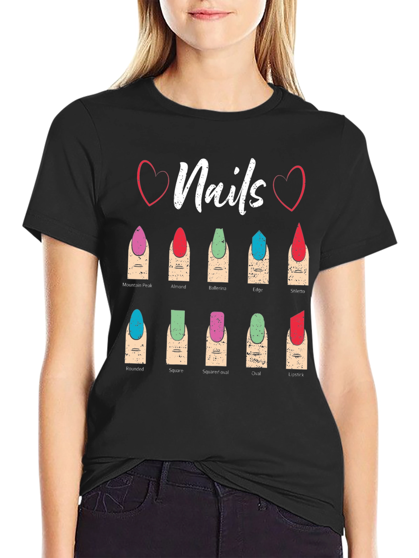 Nail Shape T-Shirt: Manicure Styles Tee