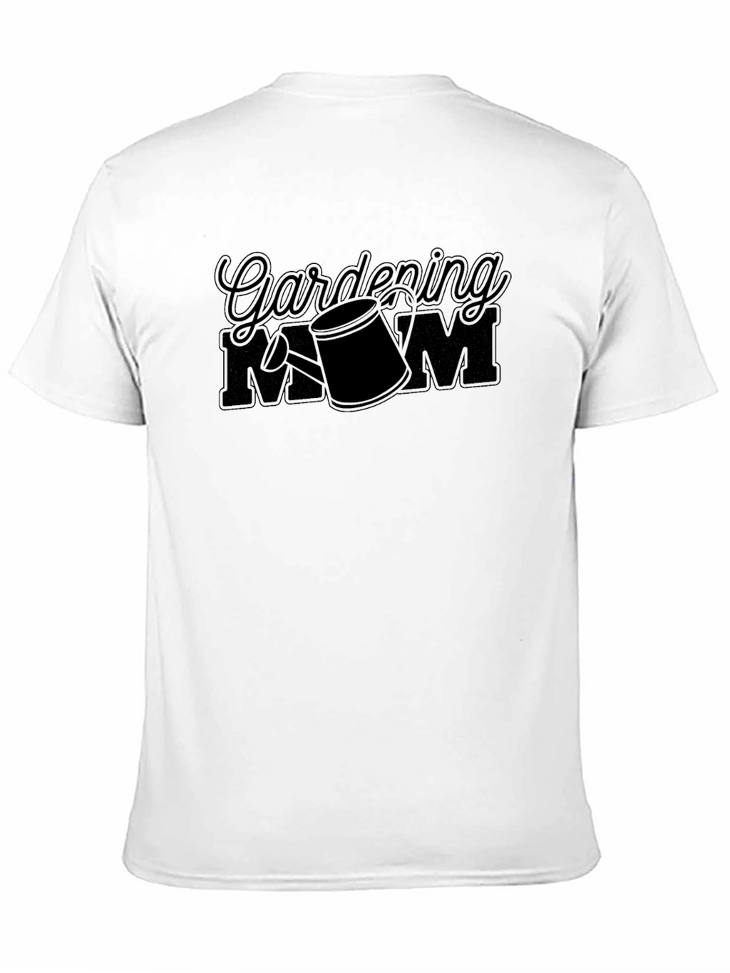 Gardening Mom Black Graphic T-Shirt