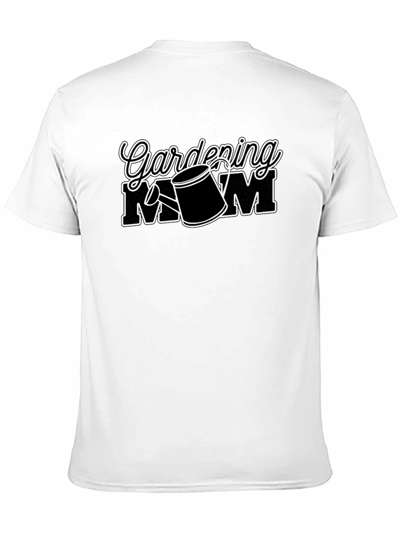 Gardening Mom Black Graphic T-Shirt