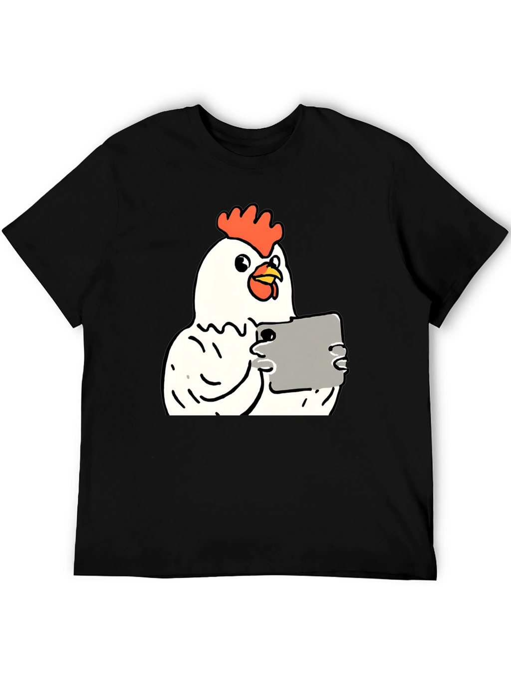 Chicken Tablet T-Shirt - Funny Novelty Tee