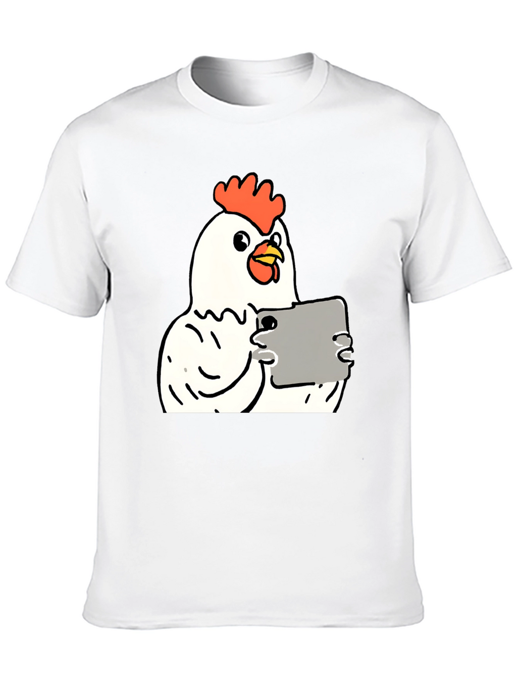 Chicken Tablet T-Shirt - Funny Novelty Tee