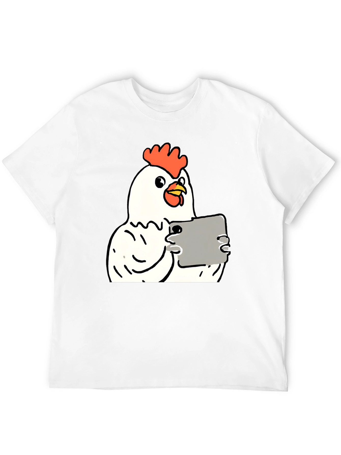 Chicken Tablet T-Shirt - Funny Novelty Tee