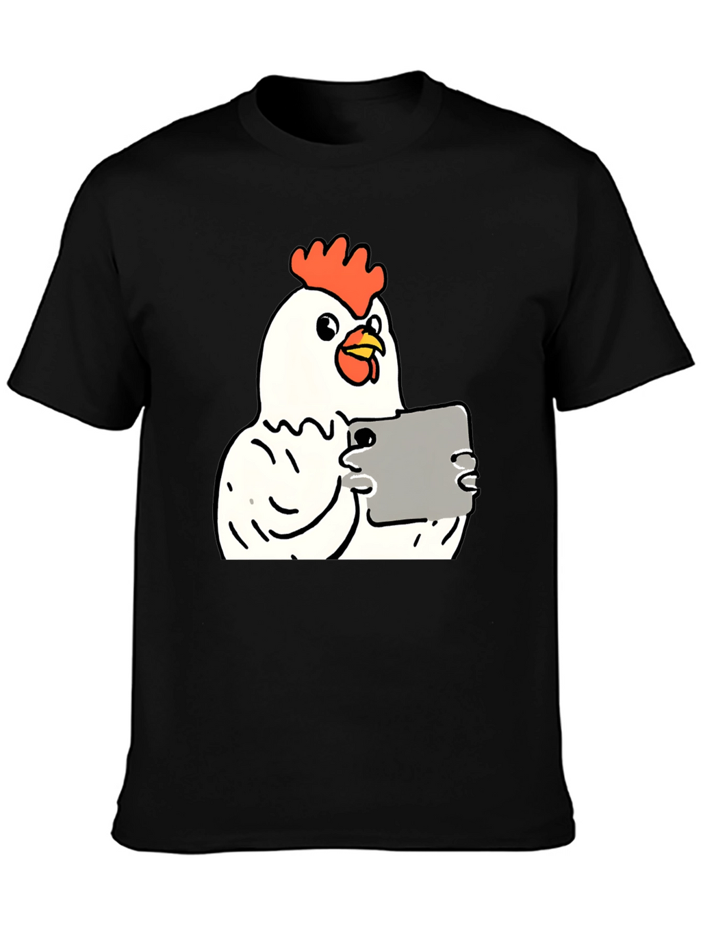 Chicken Tablet T-Shirt - Funny Novelty Tee