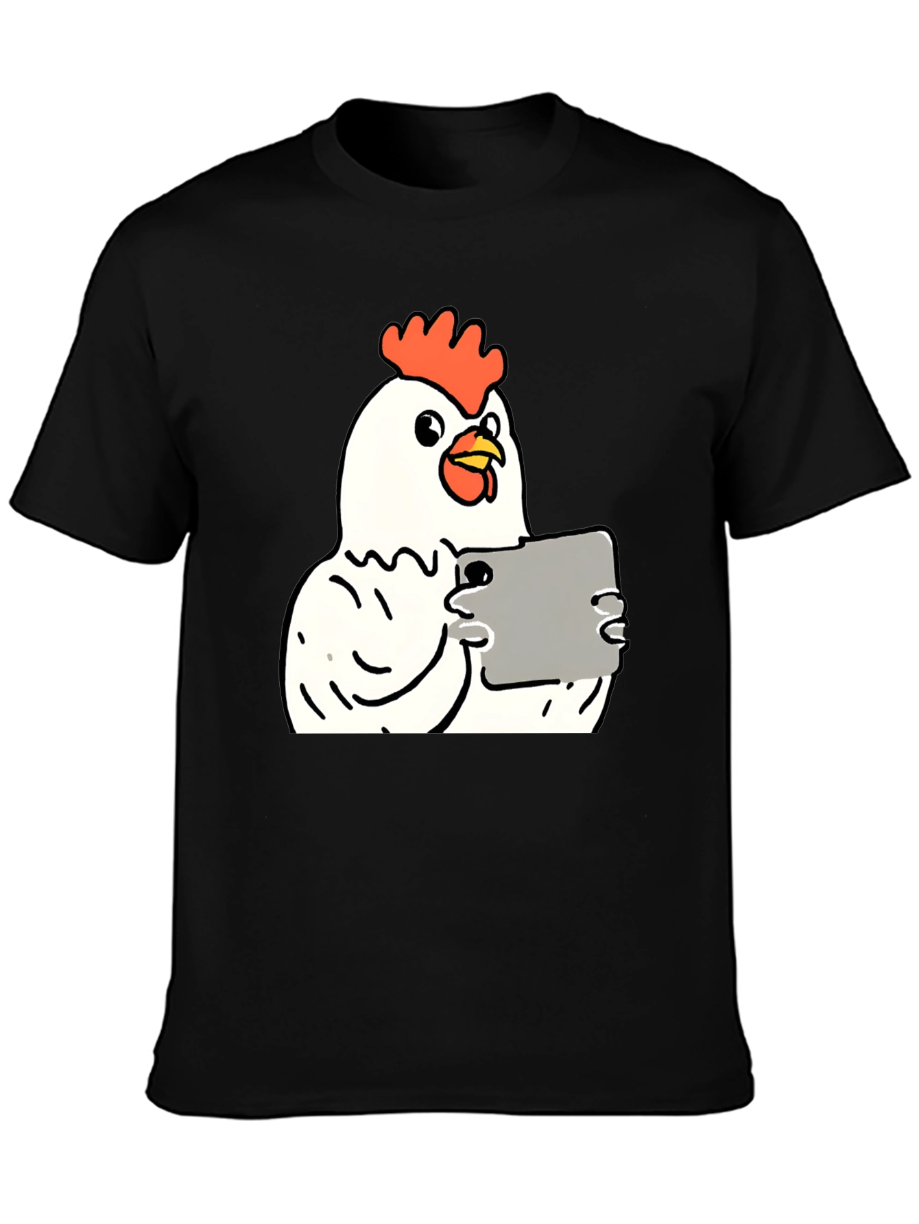 Chicken Tablet T-Shirt - Funny Novelty Tee