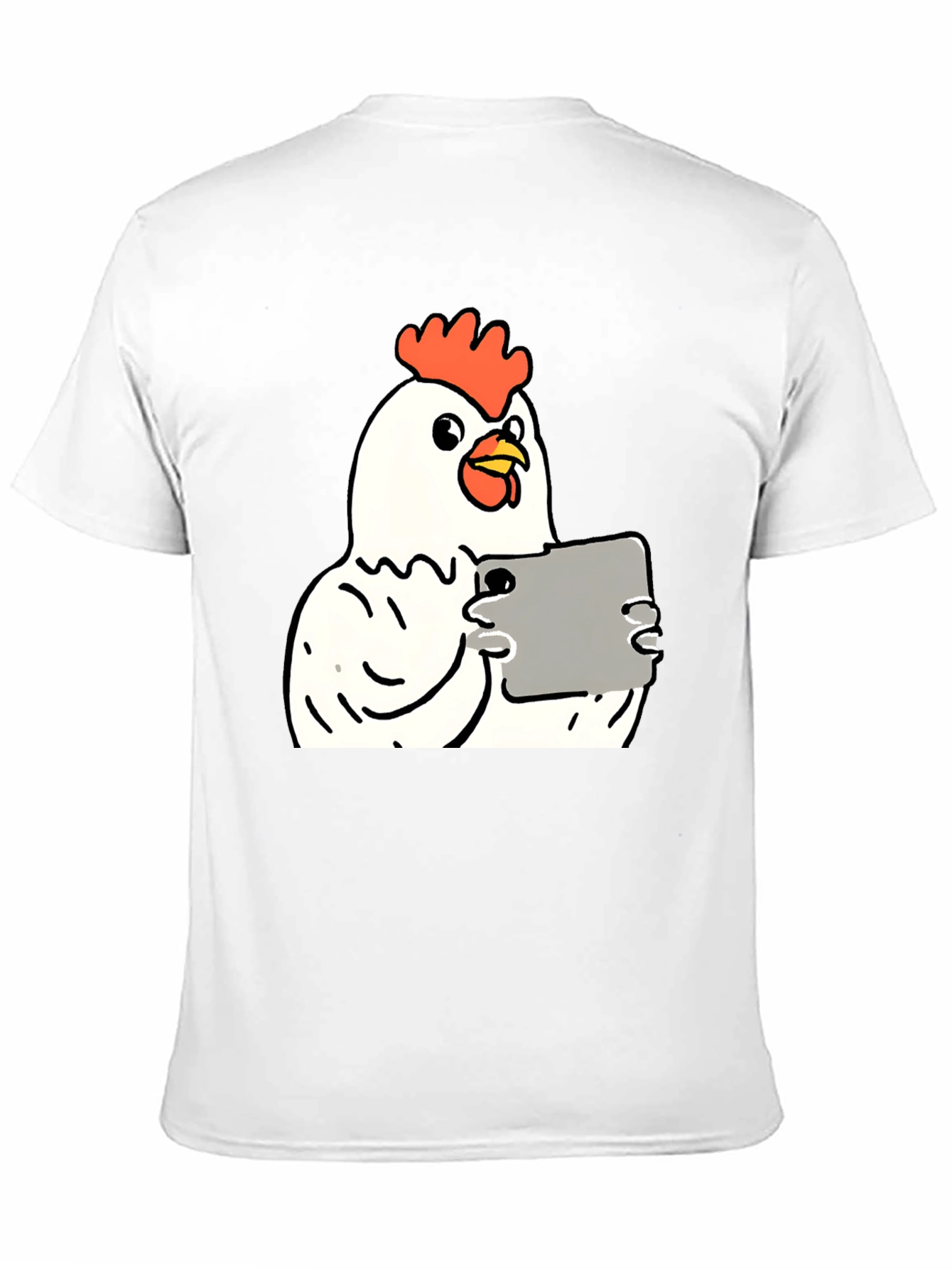 Chicken Tablet T-Shirt - Funny Novelty Tee