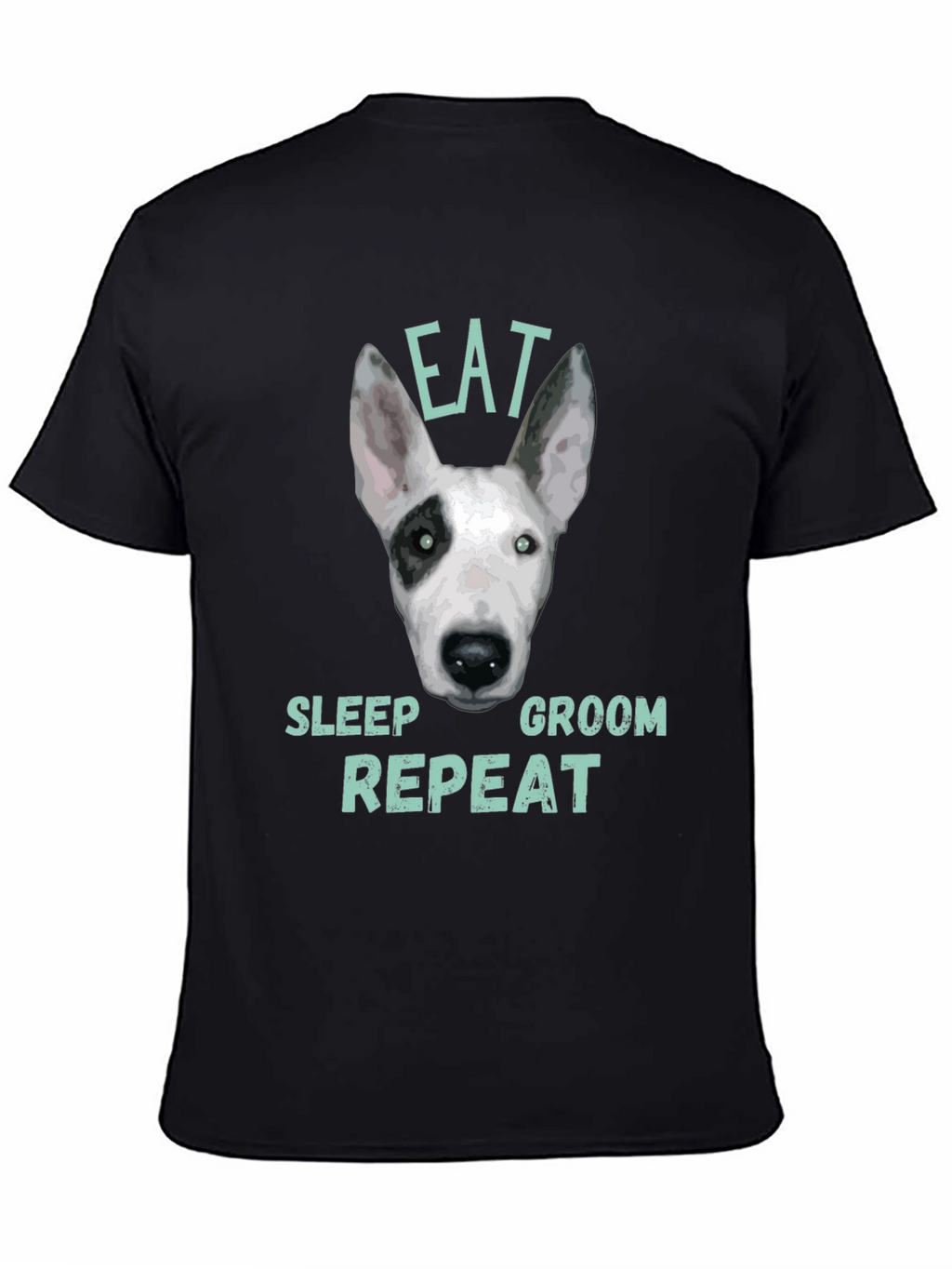 Eat Sleep Groom Repeat Dog T-Shirt
