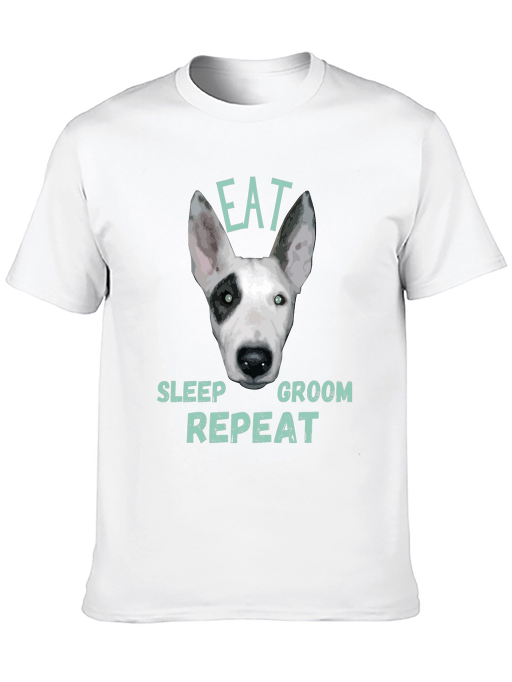 Eat Sleep Groom Repeat Dog T-Shirt