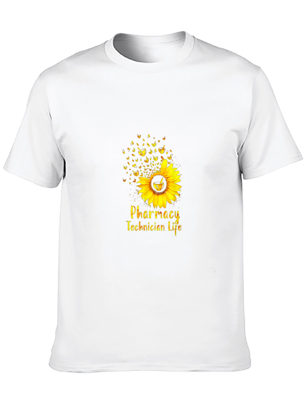 Pharmacy Technician Life Sunflower T-Shirt