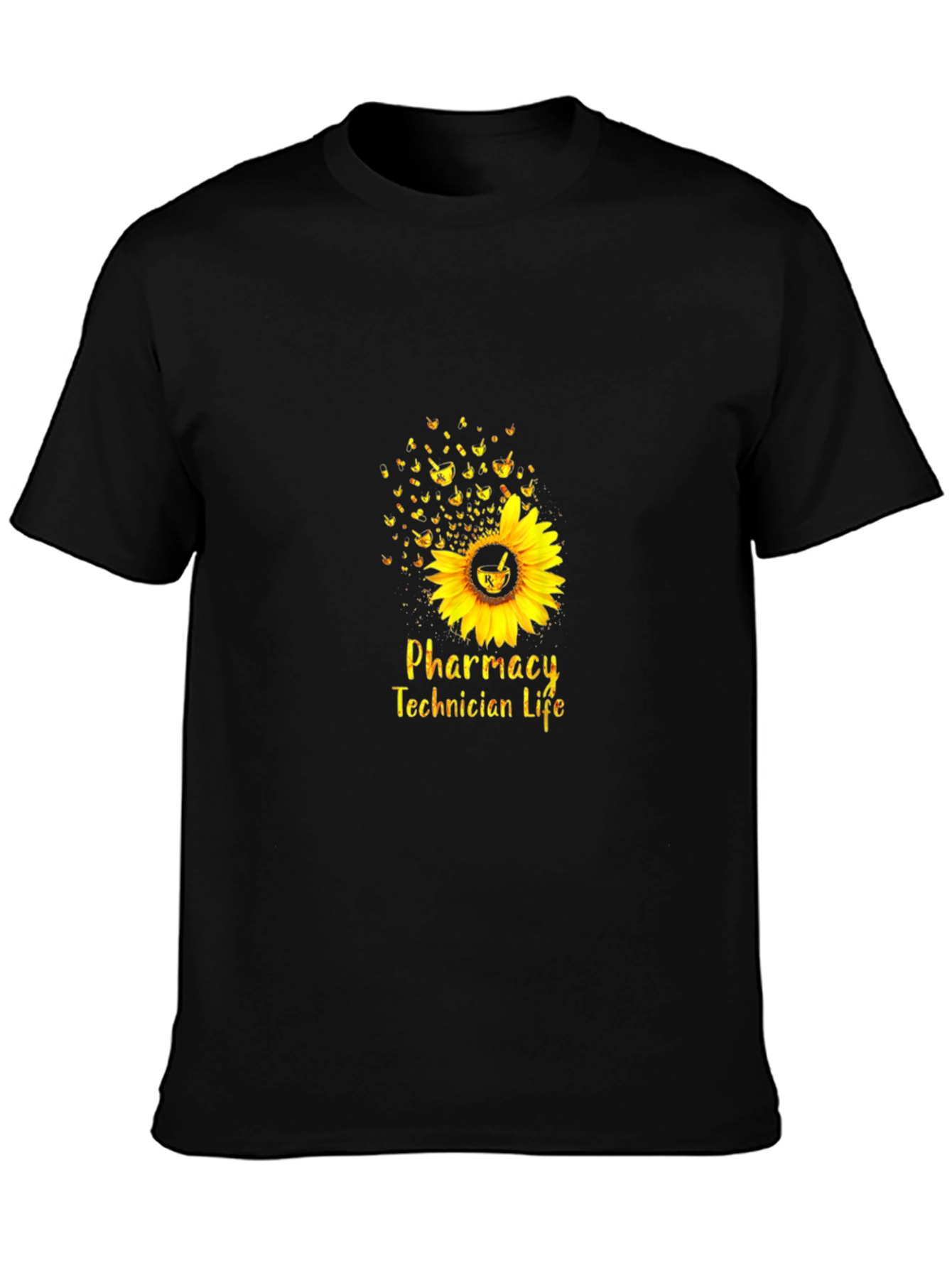 Pharmacy Technician Life Sunflower T-Shirt