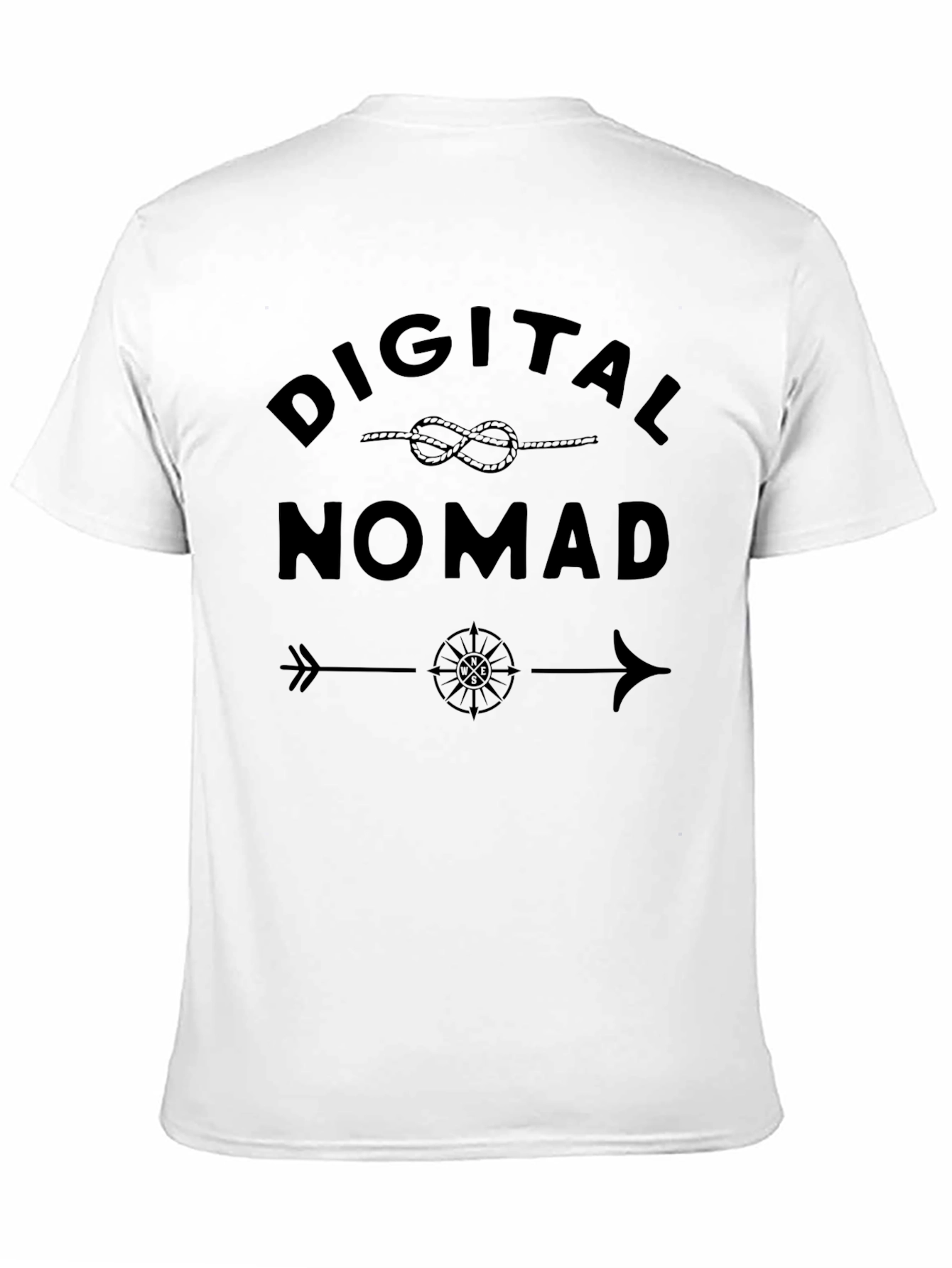 Digital Nomad Graphic T-Shirt - Black