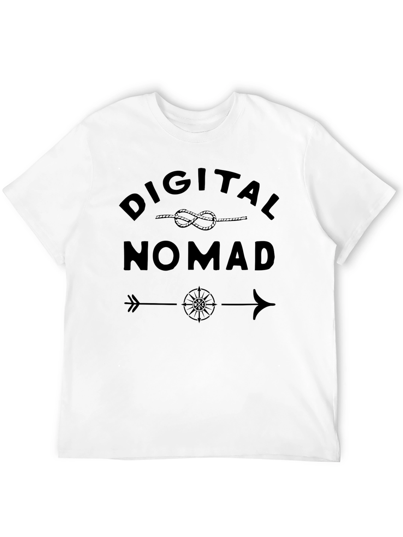 Digital Nomad Graphic T-Shirt - Black