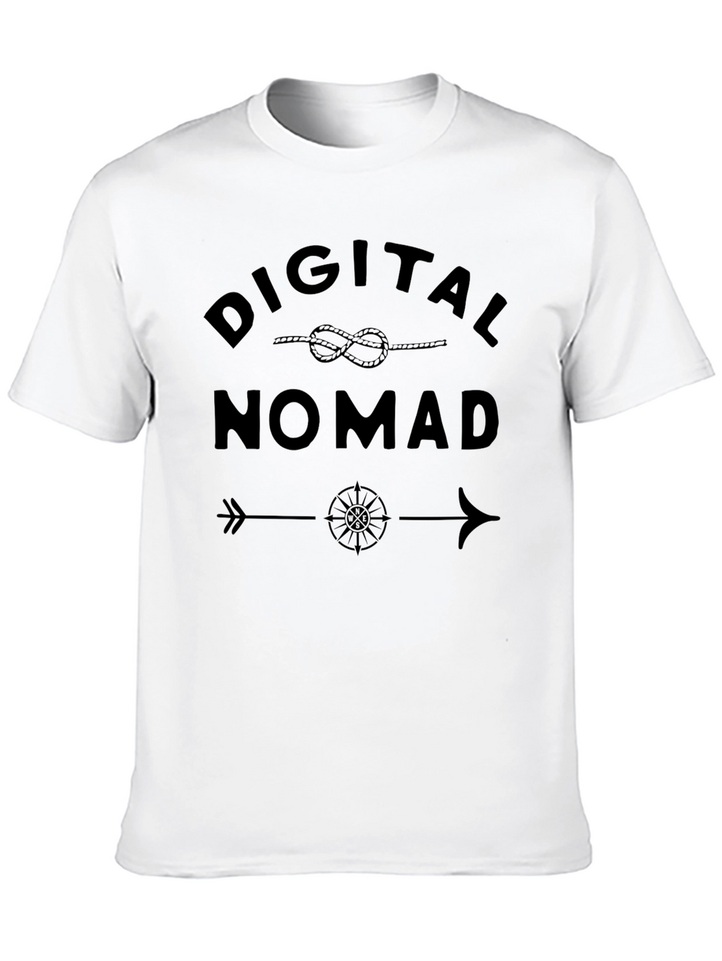 Digital Nomad Graphic T-Shirt - Black