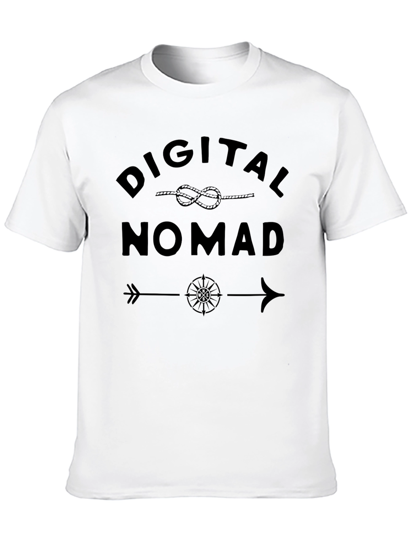 Digital Nomad Graphic T-Shirt - Black