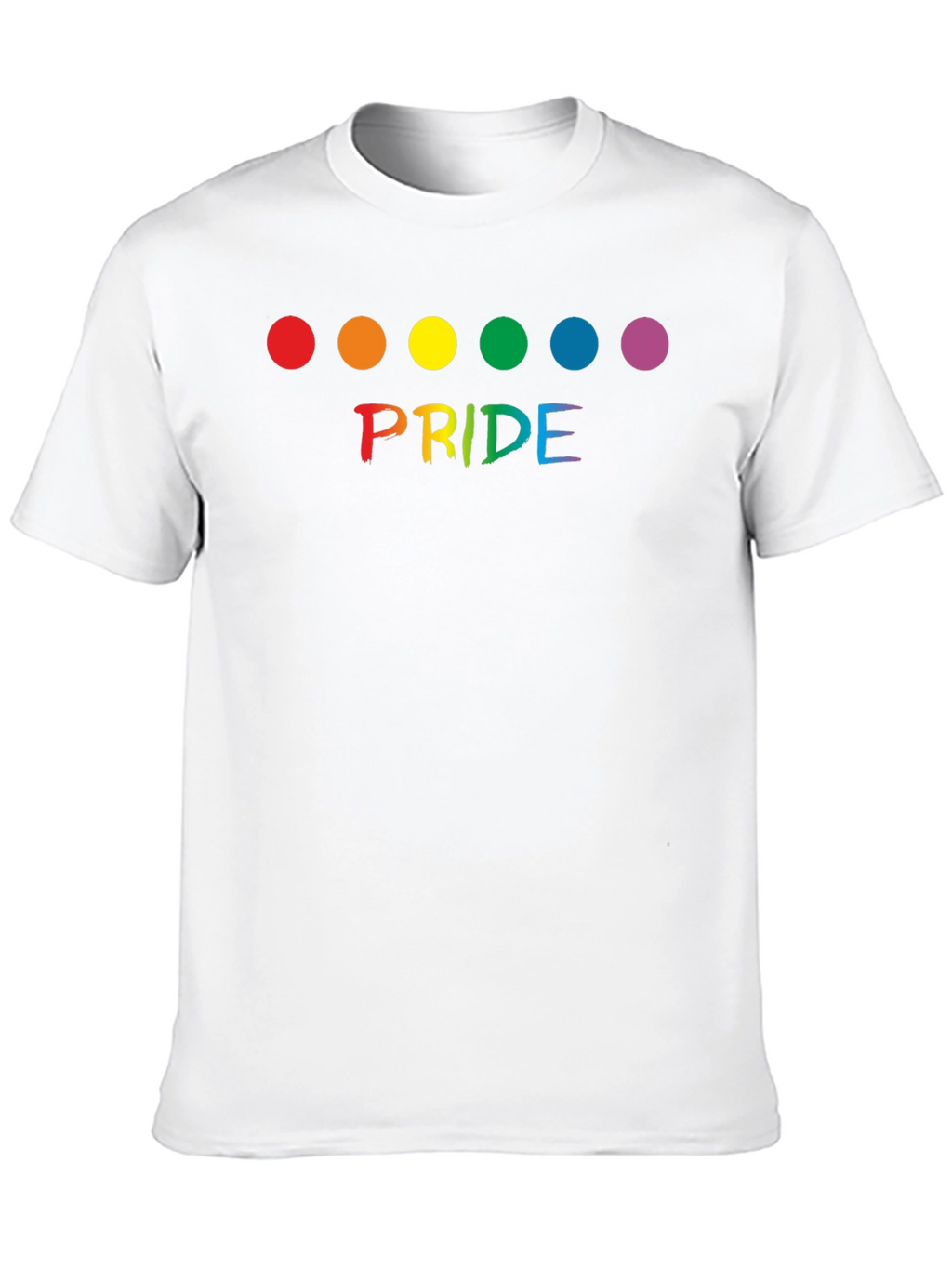 Pride Rainbow Dot Graphic T-Shirt - Unisex