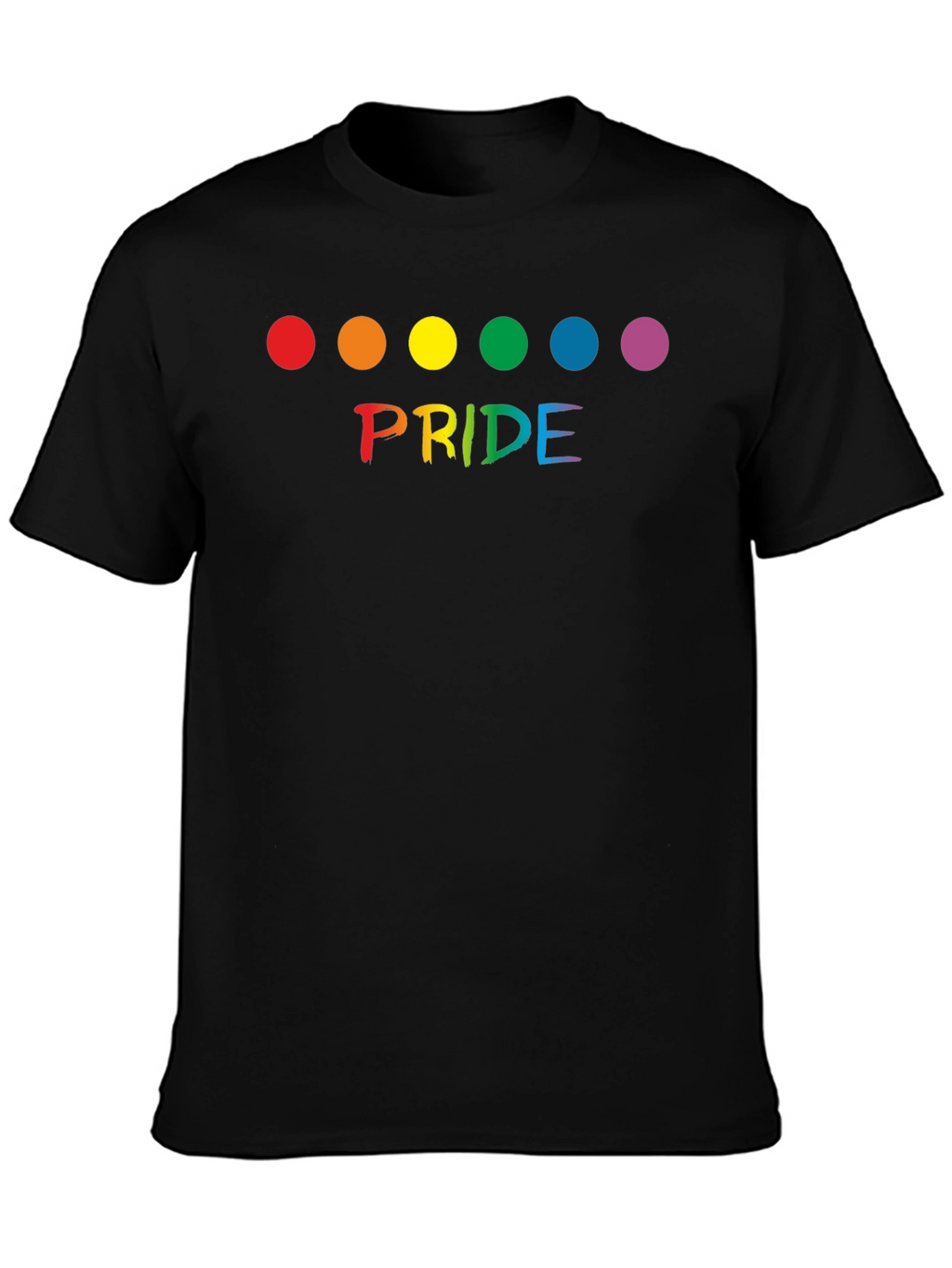 Pride Rainbow Dot Graphic T-Shirt - Unisex